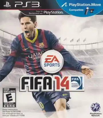 FIFA 14 (USA) (v1.05) (BLUS31189) (Disc) (Update) box cover front